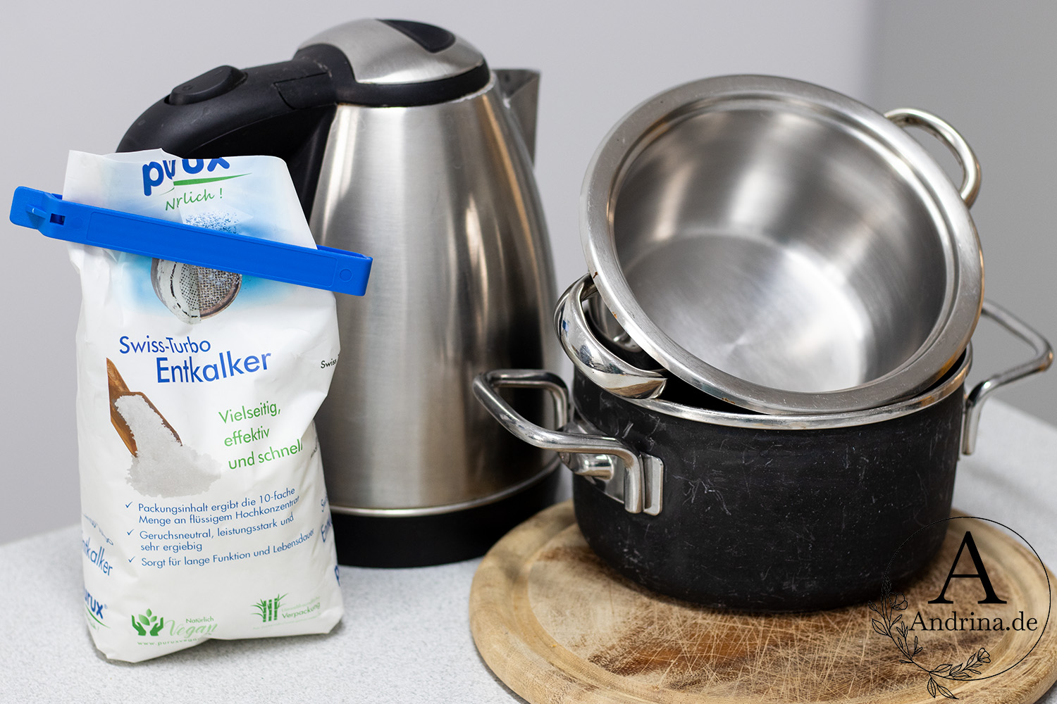 Küchengeräte entkalken leicht gemacht – So nutzt du purux Swiss Turbo richtig