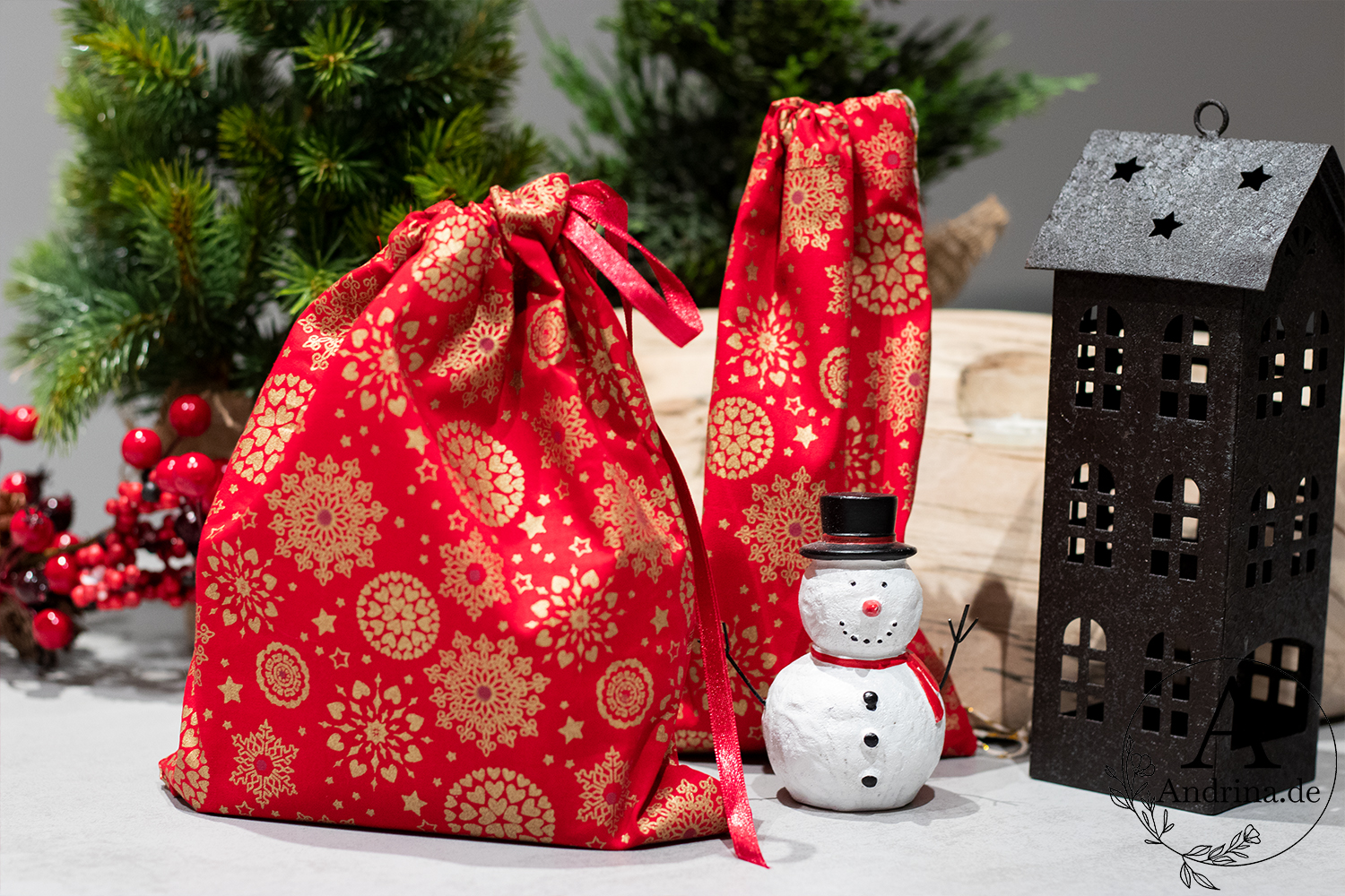 Nachhaltige Geschenkidee: Geschenkverpackung selbst nähen